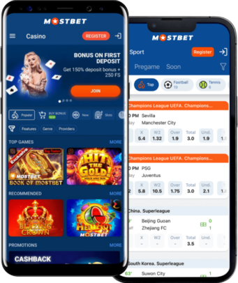 Mostbet app for betting and casino games in India