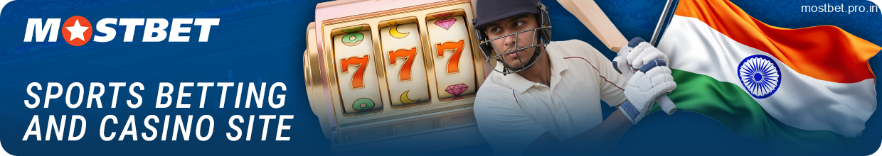 Betting and casino at Mostbet India