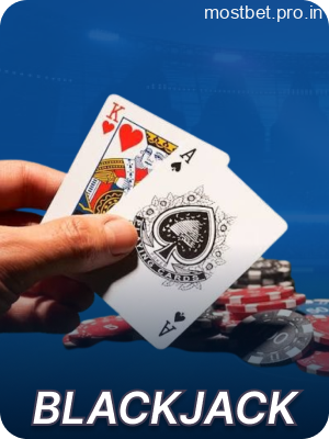 Live Blackjack games available on Mostbet for players from India
