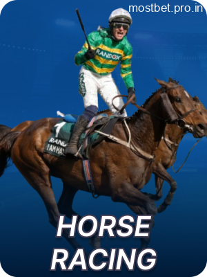Horse Racing betting options available on Mostbet India