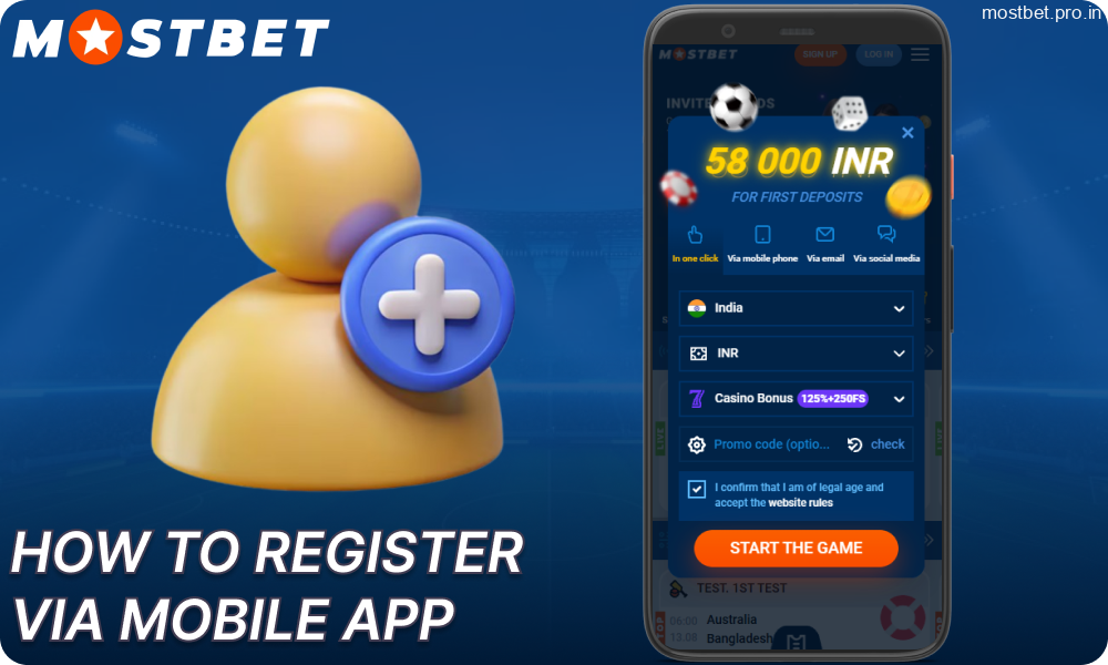 Guide on Mostbet app registration for players from India