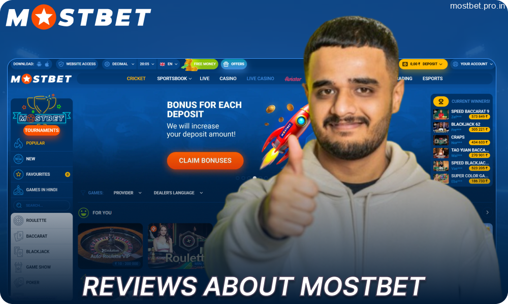 Mostbet casino website review for players from India