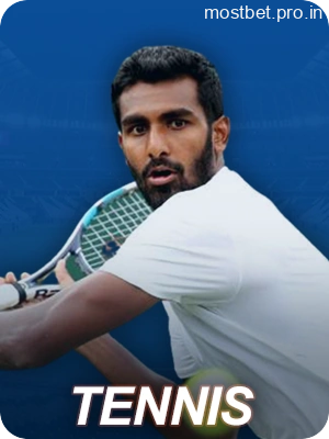 Tennis betting options available on Mostbet India