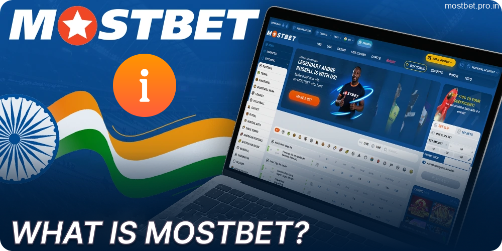 Information about the Mostbet casino and betting website available in India